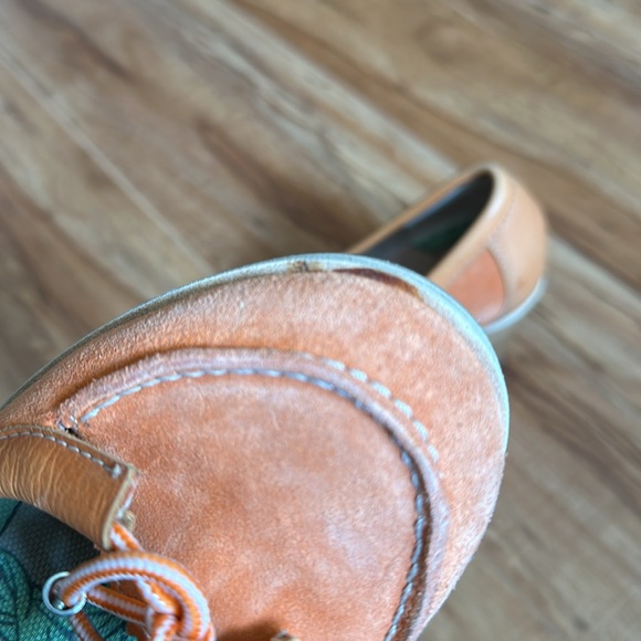 D&G orange boat shoe heels 38.5 - Picture 9 of 9